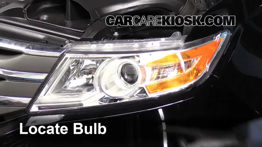 2011 Honda Odyssey EX-L 3.5L V6 Éclairage Feu de jour (remplacer l'ampoule)